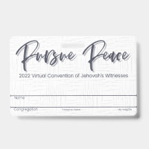 Carte d'insigne JW Keepsaké Convention | Thatché