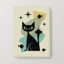 Cat de Seattle moderne du milieu du siècle