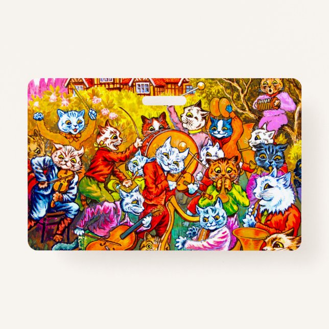 Badge Cat Musical Band (Devant)