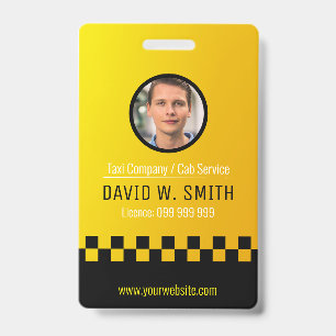 Badge Chauffeur de taxi