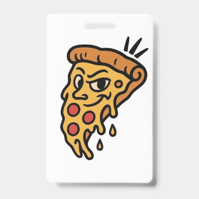 Badge 🍕 Cheeky Pizza Slice (Avant)
