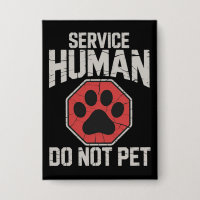 Chien d'assistance humain ne pas caresser sauvetag