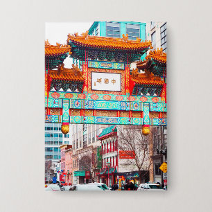Badge Chinatown à Washington DC. USA
