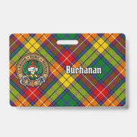 Cimier du clan Buchanan sur tartan