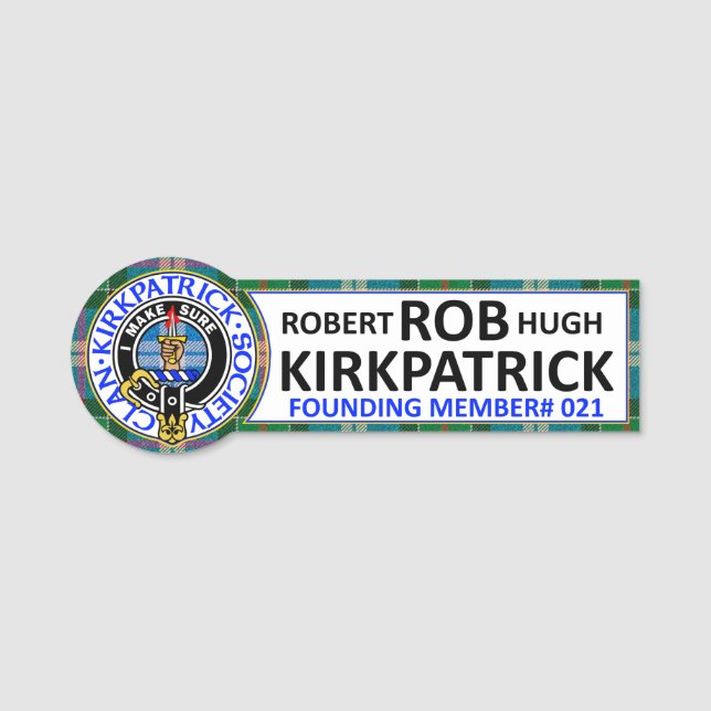 Badge CKS pour Rob (Devant)