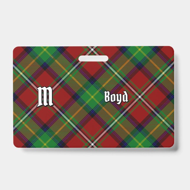 Badge Clan Boyd Tartan (Front)