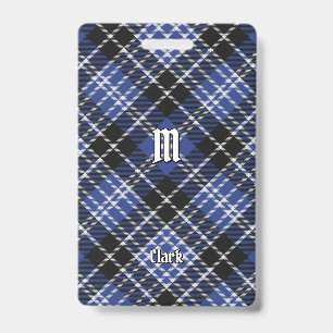 Badge Clan Clark Tartan