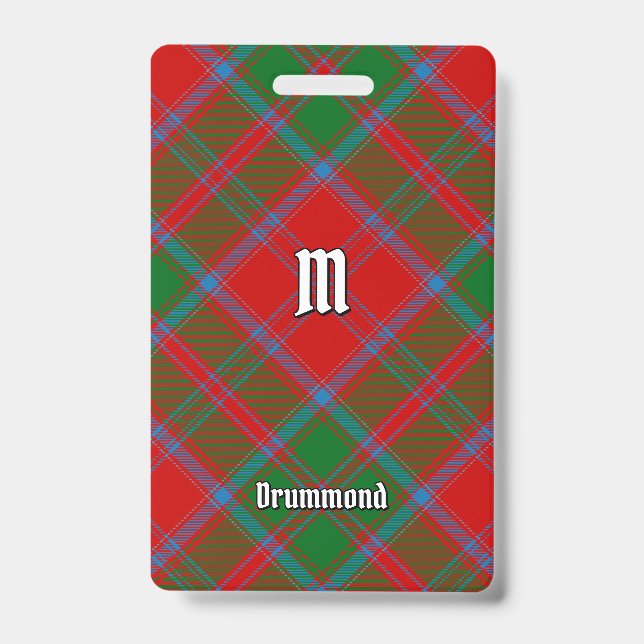 Badge Clan Drummond Tartan (Avant)