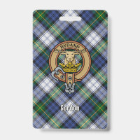 Clan Gordon Crest sur le tatan de robe