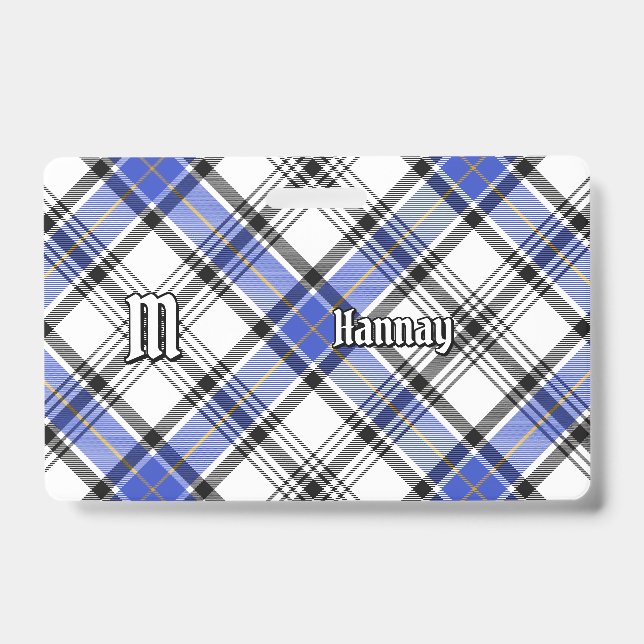 Badge Clan Hannay Tartan (Face)