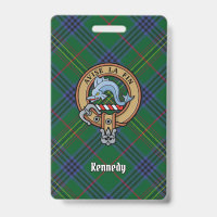 Clan Kennedy Crest sur Tartan