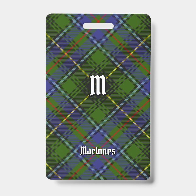 Badge Clan MacInnes Tartan (Avant)