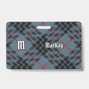 Badge Clan MacKay Blue Tartan