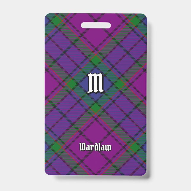 Badge Clan Wardlaw Tartan (Avant)