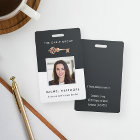 Clé Vintage | Carte d'identité d'employé de l'agen