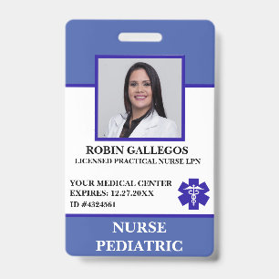 Badge Clinique moderne de soins infirmiers pédiatriques