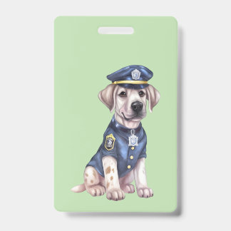 Badge Cliparts de chien policier |