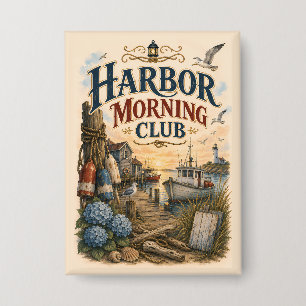 Badge Club du matin du port Phare côtier