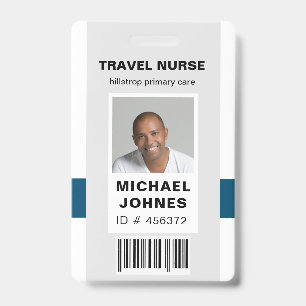Badge code-barres de l'employé - étiquette