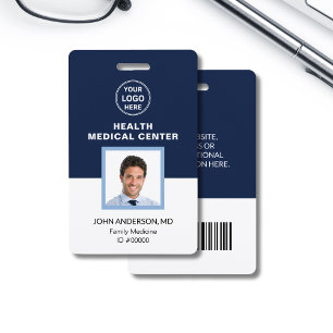 Badge Code-barres ID Clinique Médicale de soins de santé
