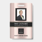 Code-barres - Nom de la photo Carte d'identité Ros