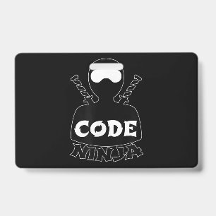 Badge Code Ninja Ingénieur en codage informatique Amoure