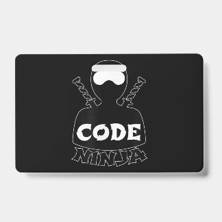 Badge Code Ninja Ingénieur en codage informatique Amoure