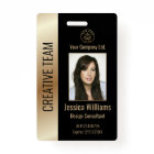 Code noir de l'employé d'entreprise personnalisé