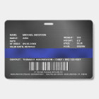 Code photo de l'agent de police
