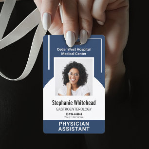 Badge Code photo de l'employé Médicale personnalisé Mari