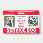 Code QR de la photo d'identification du chien d'as