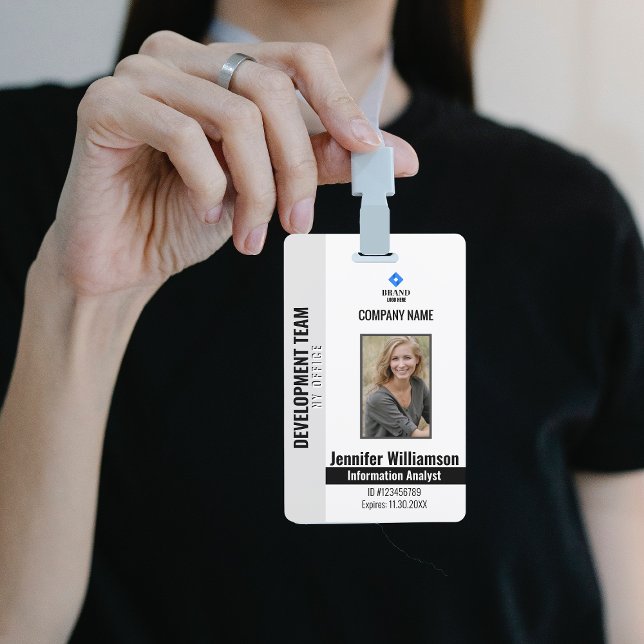 Badge Code QR de la sécurité de la société noire Code ph (Créateur téléchargé)