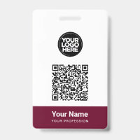 Code QR de logo d'entreprise avec nom personnalisé