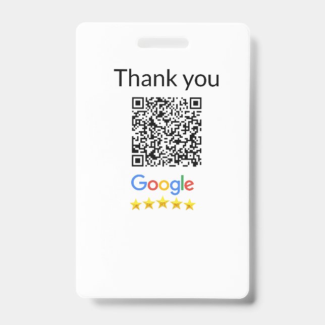 Badge Code QR minimal simple ajouter logo scanner le nom (Avant)