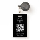 Code QR | Modern Black Business Logo Event