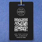 Code QR | Modern Black Business Logo Event
