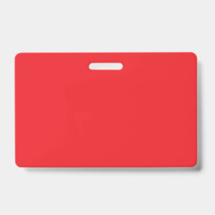 Badge « Composition plane d'espace de travail rouge mini