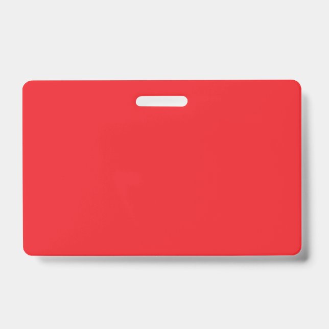 Badge « Composition plane d'espace de travail rouge mini (Avant)