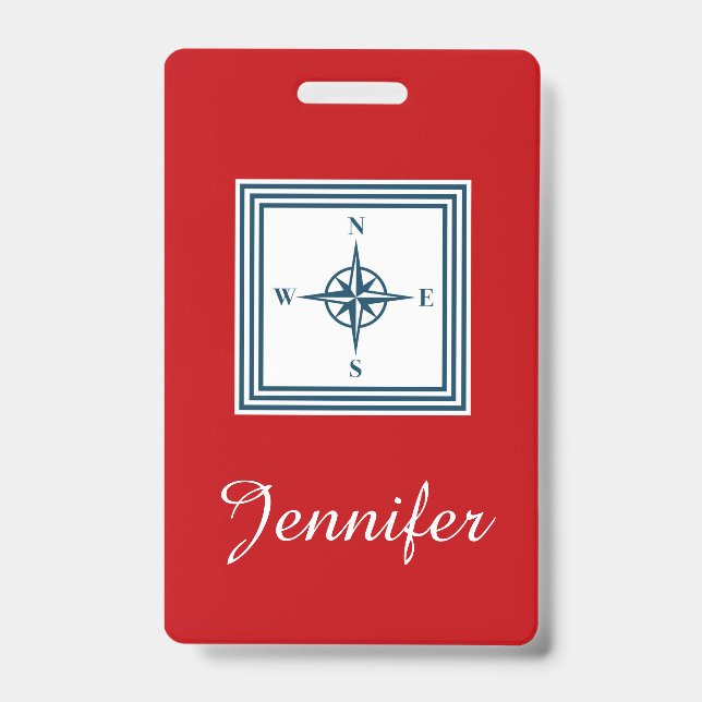 Badge Conception sur le thème nautique (Avant)