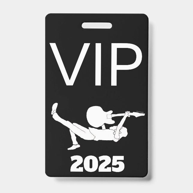 Badge Concert personnalisé de Rock Classique (Avant)