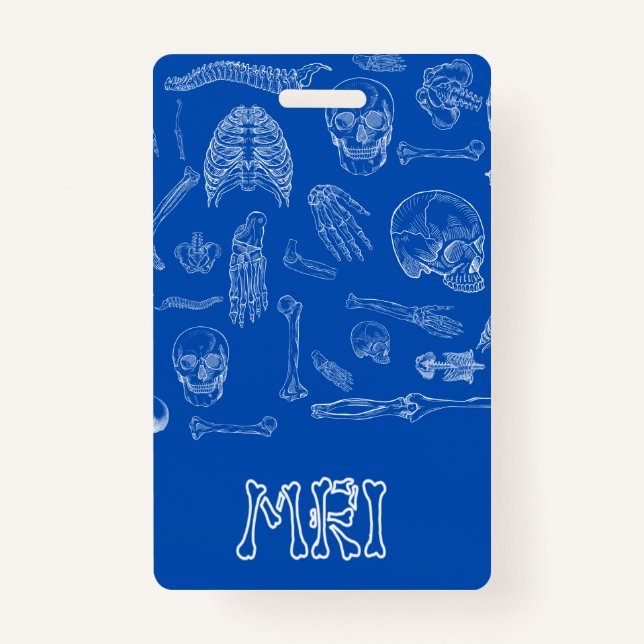 Badge Connexe Médicale vertical (Dos)