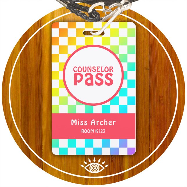 Badge Conseiller en classe personnalisé Enseignant de la (Créateur téléchargé)