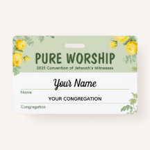 Convention Pure Worship 2025 | Nom JW