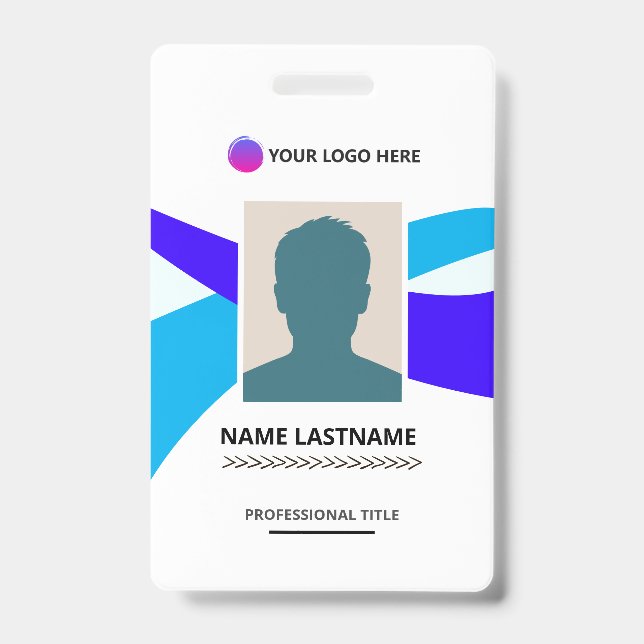 Badge Corporate ID Card Design Template (Avant)