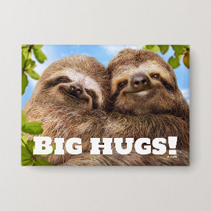 Badge Couple de paresseux