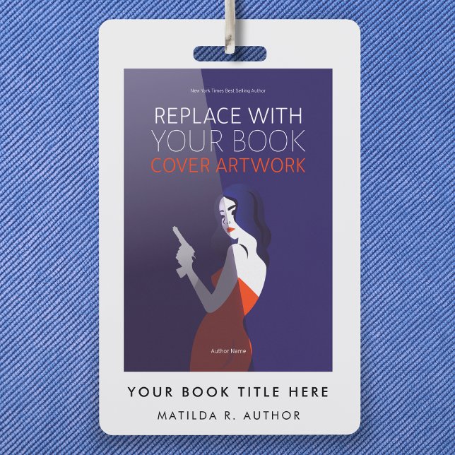 Badge Couverture du livre | Auteur Lancement du livre Pr (Créateur téléchargé)