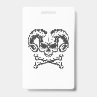 Badge Crâne de diable
