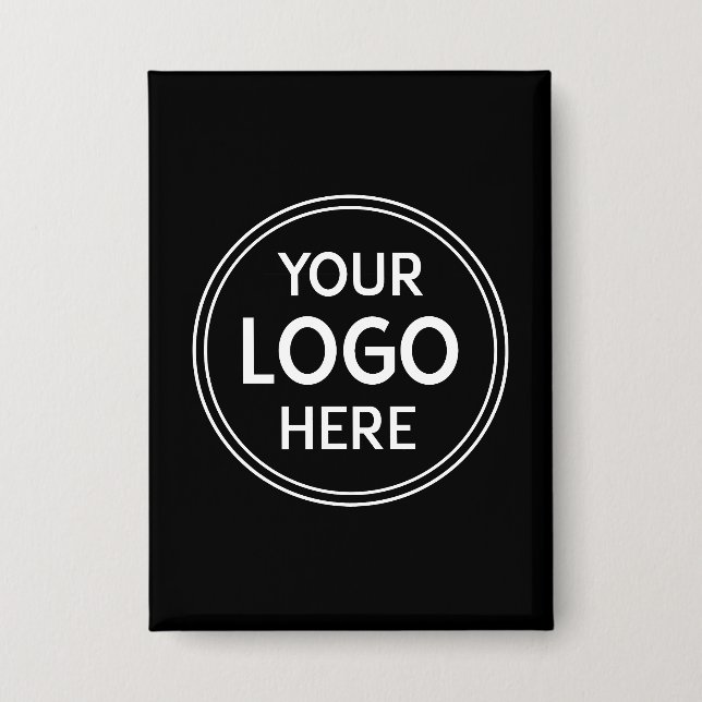 Badge Créations personnalisées élégantes et modernes vér (Recto)