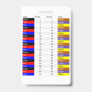 Badge Credit Card Sized Phase Color Texas