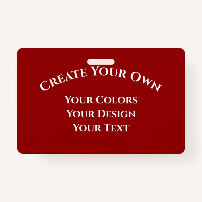 Badge Créez votre propre (Devant)